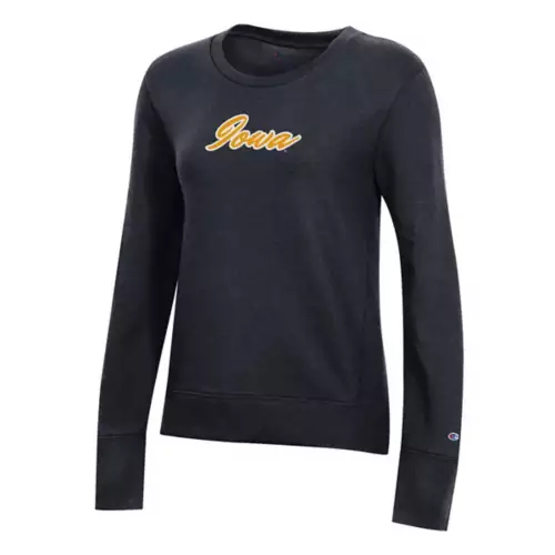 Champion Women's Iowa Hawkeyes Hill Crewneck Sweatshirt